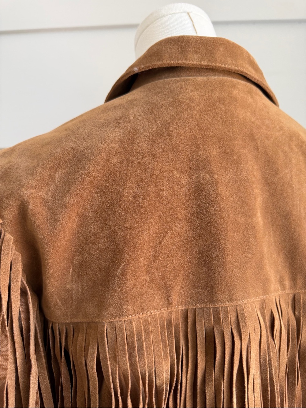 Kids Rylee + Cru Fringe Jacket in Rust 12-14y - Picture 5 of 10